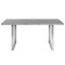 Armen Living Fenton Dining Table with Cement Gray Laminate Top and Brushed Stainless Steel Base LCFEDIBE - alternate 4